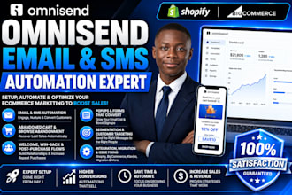 omnisend email marketing, automation, flows, campaigns