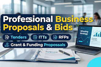 write professional business proposals and bids