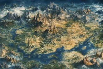 draw a custom map for fantasy