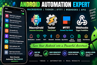 automate android tasks with macrodroid tasker IFTTT and webhooks
