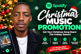 promote your christmas music, spotify music promotion to real music audiences