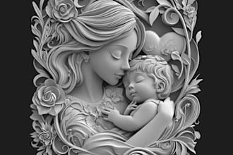 3dp,detailed bas relief,fdm,resin,realism figure,readystl,3d bjd doll,toy design