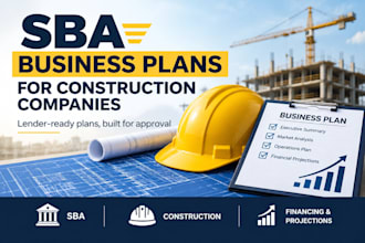 a construction company business plan for sba financing