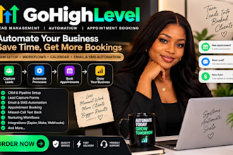 build gohighlevel lead follow up appointment booking and CRM automation