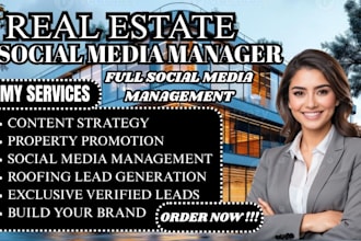 be your social media marketing manager for real estate, realtor and hospitality