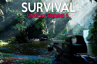 do unreal engine game development for open world game, survival game, rpg game
