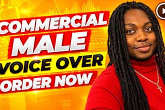 record a conversational deep american male voice over