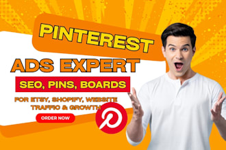 setup manage pinterest ads facebook ads campaign as ads manager for growth