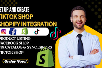 setup shopify tiktok shop integration and fix product sync error