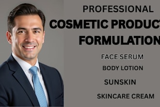 formulate custom skincare, haircare and cosmetic products