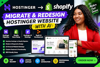 migrate hostinger to shopify hostinger ai redesign hostinger website replit ai