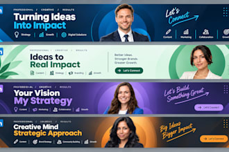 design tech linkedin background header for job seekers