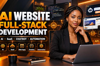 develop ai website, ai chatbot, ai web application and ai automation