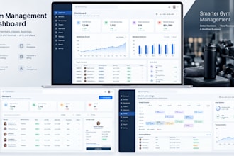 build a gym management saas web app with react and laravel