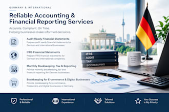 prepare ifrs financial statements for german and international companies