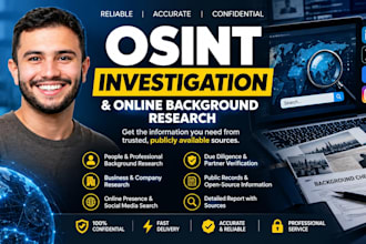 be your private investigator on any target detective and osint expert online