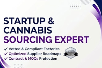 be your startup and cannabis packaging sourcing expert
