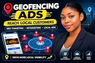 set up high converting geofencing and geotargeting ads for local customers