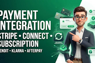 do payment integration, stripe connect, subscription, xendit, klarna, afterpay