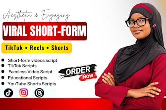 write viral short form videos scripts, reels, youtube short, tiktok, instagram