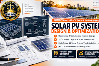 design residential and commercial solar pv systems