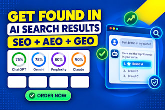 improve website ai visibility score to rank in chatgpt, gemini with GEO aeo SEO