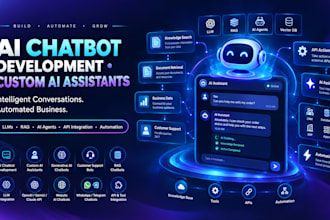develop ai chatbots, custom ai assistants for buisness