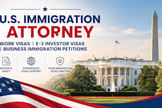 review and draft work visa, e2 investor and business immigration petition
