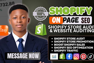 do shopify store audit, improve shopify SEO to boost shopify sales