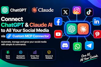 connect chatgpt claude ai to all your social media via custom mcp connector