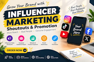 do social media influencer marketing for shoutouts and promotion