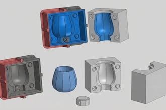 slip casting, ceramic, 3d sculpting, clay cutter, fusion 360 and 3d print file