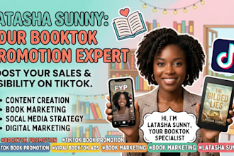 do viral booktok promotion and tiktok book promotion for book marketing