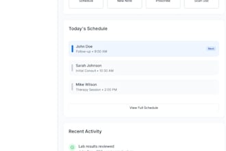build custom hipaa compliant emr ehr saas with gdpr fhir hl7 API integration