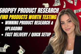 research shopify products for profitable dropshipping products and niche ideas