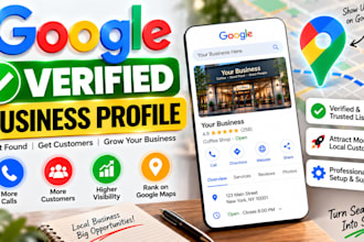 create verified google business profile listing