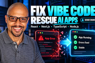 fix your vibe coded app and ai generated code
