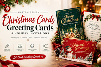 make christmas cards, greeting cards and holiday invitations