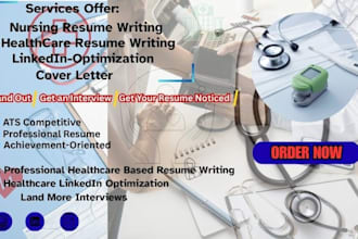 write an ats optimized healthcare resume
