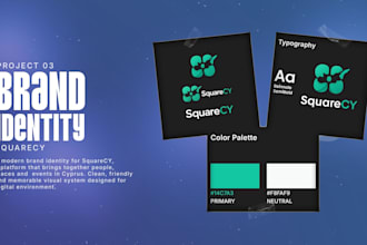 design a complete brand identity and visual identity