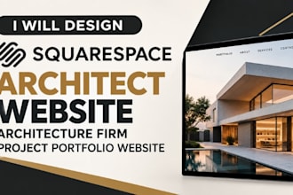 build squarespace architect website architecture firm project portfolio website