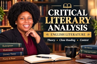 guide you through critical literary analysis of english literature