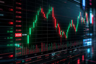create custom neon trading and crypto art using ai