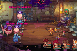 draw rpg pixel art ui layouts mobile health bars inventory boxes skill item icon