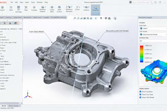 do mechanical cad design, reverse engineering, 3d cad modeling and dfm analysis