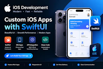 develop a modern ios app using swiftui and swift