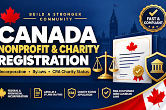incorporate your nonprofit ngo or charity in canada