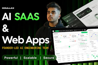 build ai saas, ai web app and custom ai software