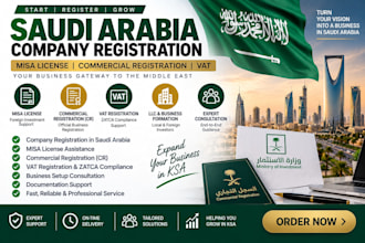 register your company in saudi arabia with misa license and cr