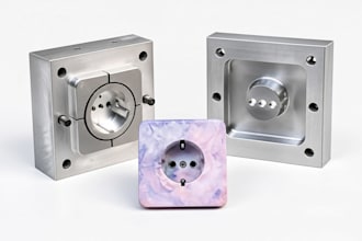 3d die casting mold tooling for aluminum zinc parts with manufacturing drawings